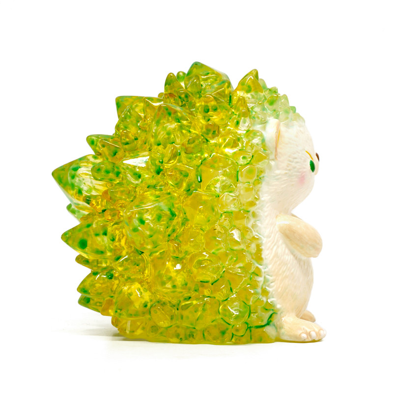 Hogkey the Crystal Hedgehog : Lemon Lime - myplasticheart