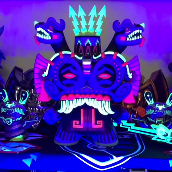 Dunny 8 inch : Tlaloc - myplasticheart