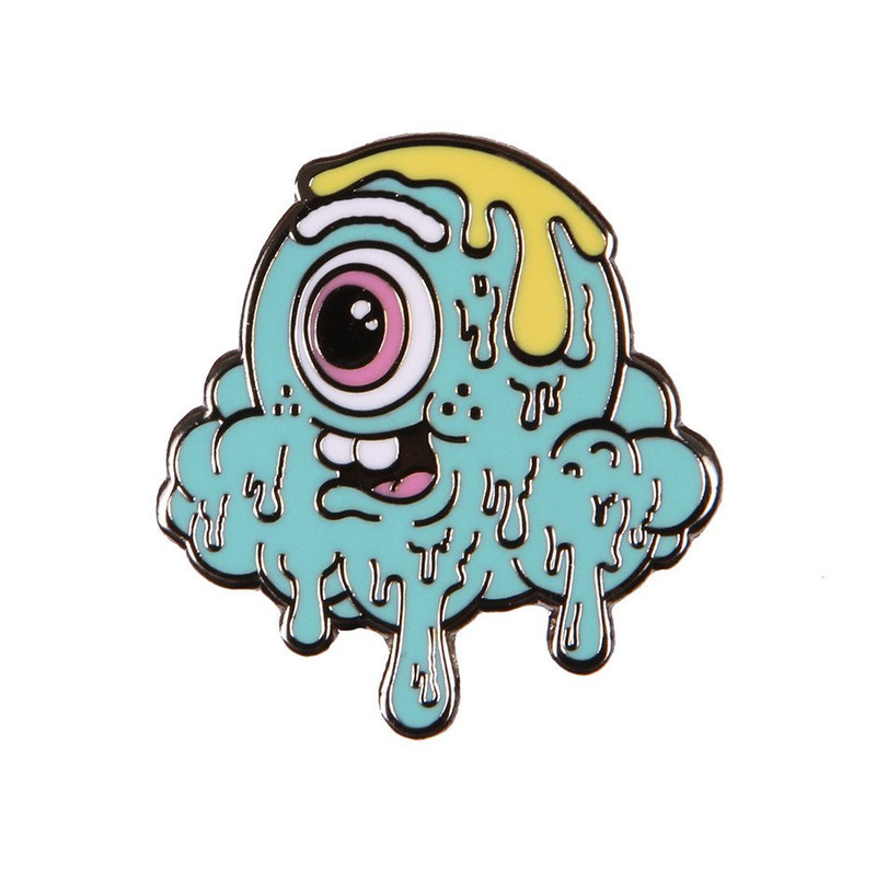 Motley Melty Teal Enamel Pin