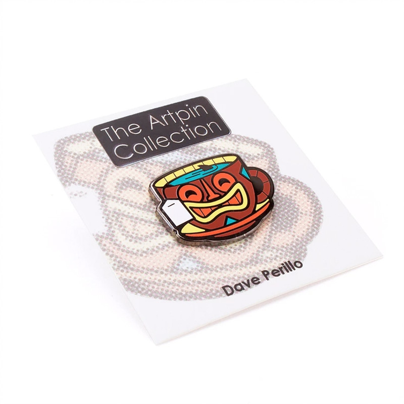 TeaKi Enamel Pin