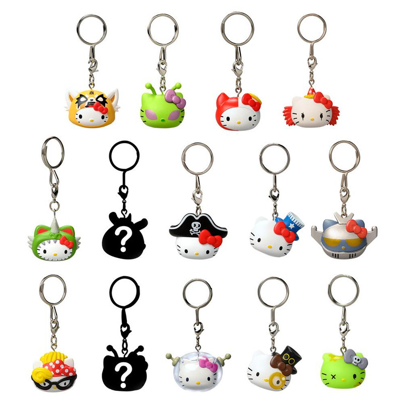 hello kitty time to shine vinyl keychains blind box myplasticheart