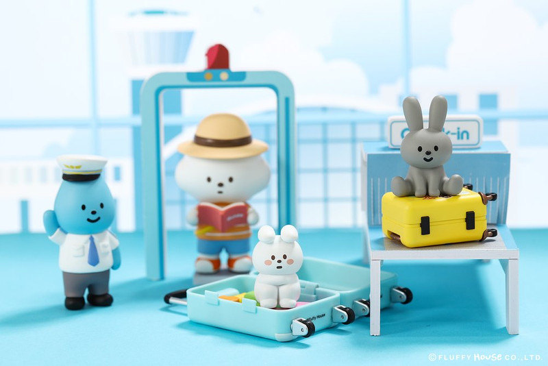 Mr. White Cloud Mini Series 5 Fluffy Airlines : Blind Box