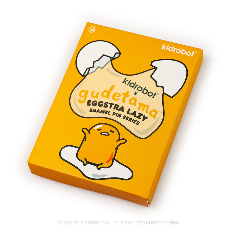 Gudetama Eggstra Lazy Enamel Pin Series : Blind Box