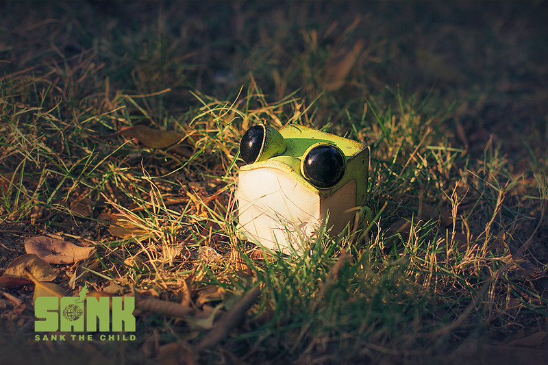 Cube Frog Green by Sank Toys