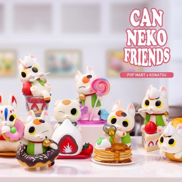 Can Neko Friends Sweet Series by Konatsu Blind Box - myplasticheart