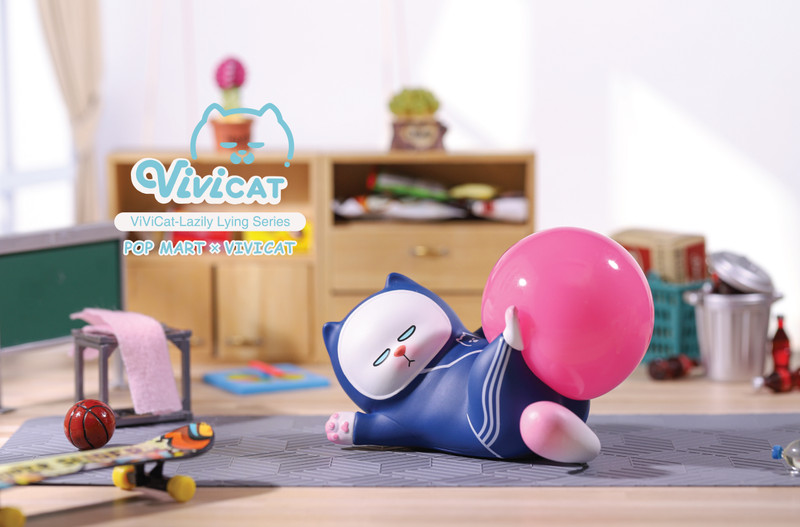 Vivicat Lazily Lying 3.0 Mini Series Blind Box - myplasticheart Vivicat Lazily Lying 3.0 Mini Series Blind Box - myplasticheart