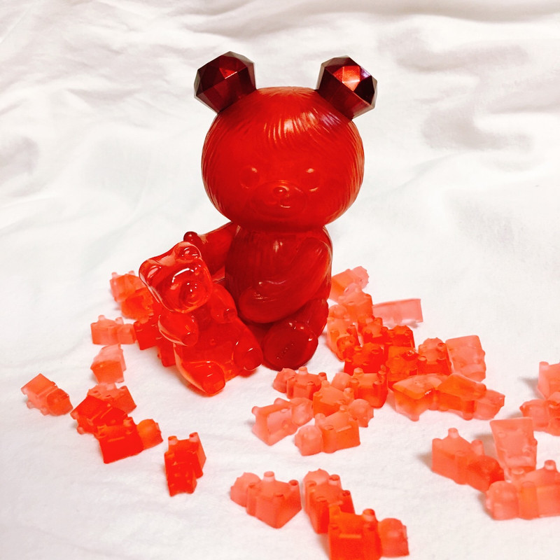 Jewel Bear Berry Gummy Hand Painted by MAMES
