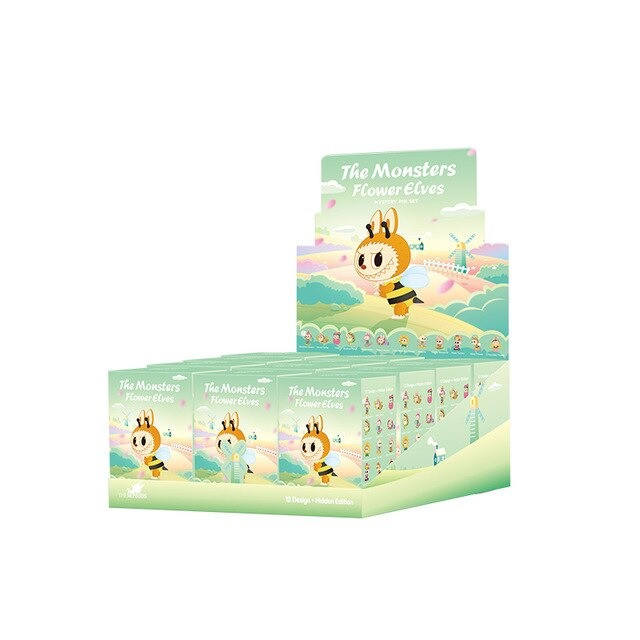 The Monsters Flower Elves Metal Badge Blind Box - myplasticheart