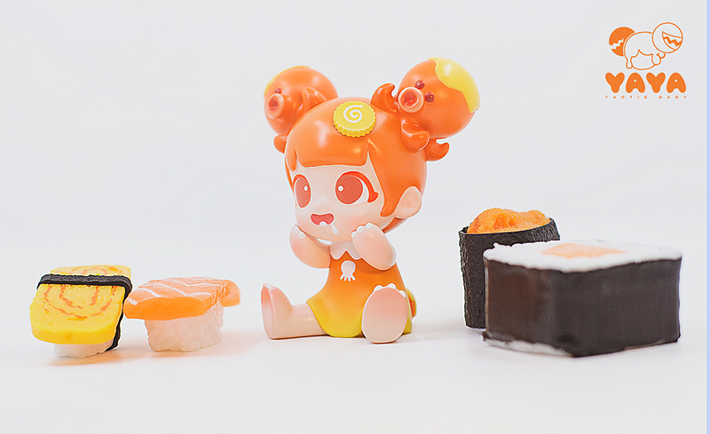 Yaya Octopus Orange by Moe Double Studio