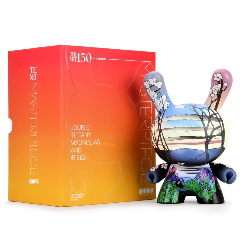 The MET 8" Masterpiece Dunny Louis C. Tiffany Magnolias and Irises PRE-ORDER SHIPS APR 2021