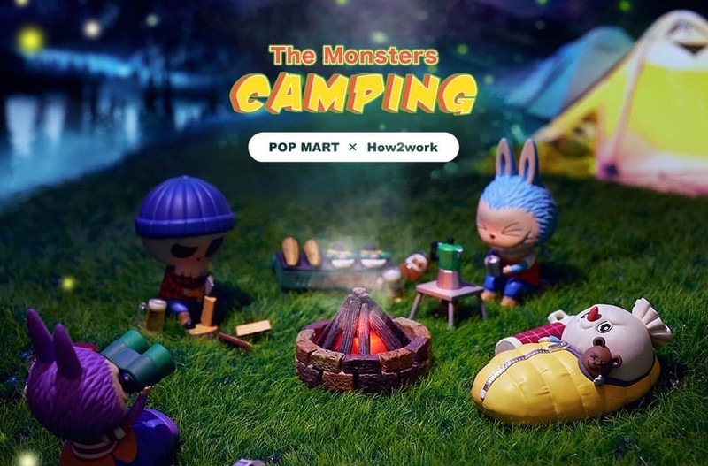 The Monsters Camping Labubu Mini Series Blind Box by Kasing Lung