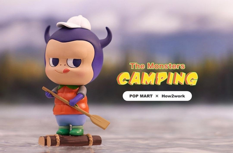 The Monsters Camping Labubu Mini Series Blind Box by Kasing Lung