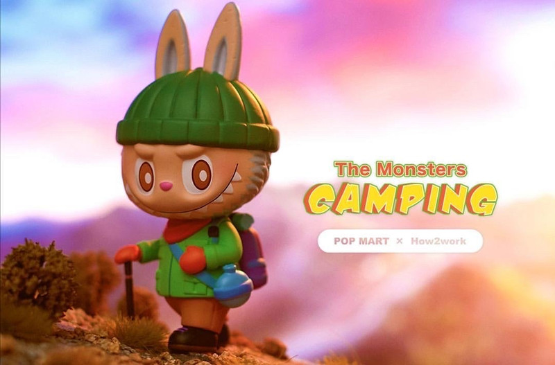 The Monsters Camping Labubu Mini Series Blind Box by Kasing Lung