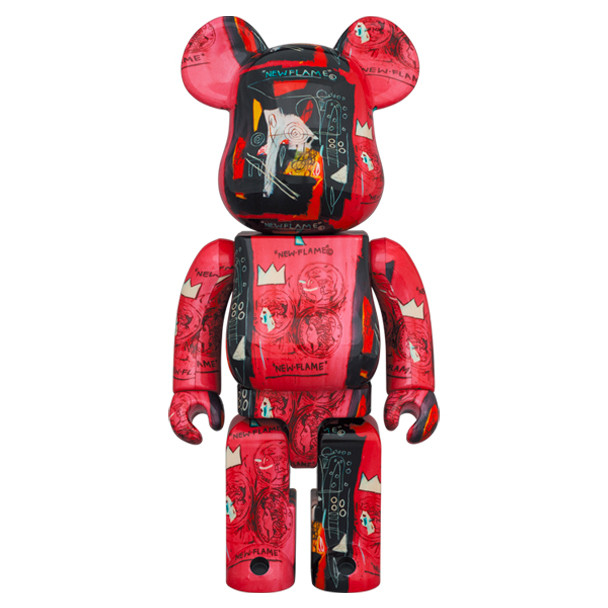 Be@rbrick 400% and 100% Andy Warhol X Jean Michel Basquiat #1