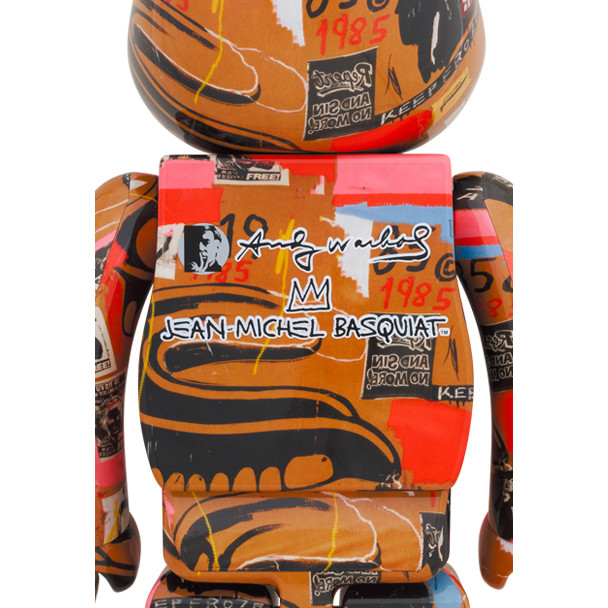 Be@rbrick 1000% Andy Warhol X Jean Michel Basquiat #2 - myplasticheart