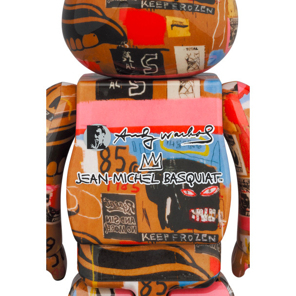 BE@RBRICK Andy Warhol × JEAN-MICHEL #2 Be@rbrick Andy Warhol x Jean-Michel Basquiat #2 1000% Collectible