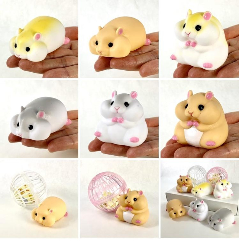 Soft Hamster Capsule Toys