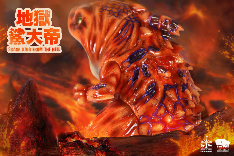 Shark King From The Hell Lava Version by Momoco PRE-ORDER SHIPS JUN 2021