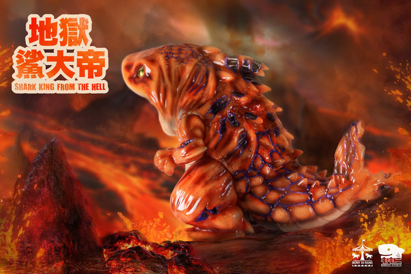 Shark King From The Hell Lava Version by Momoco PRE-ORDER SHIPS JUN 2021