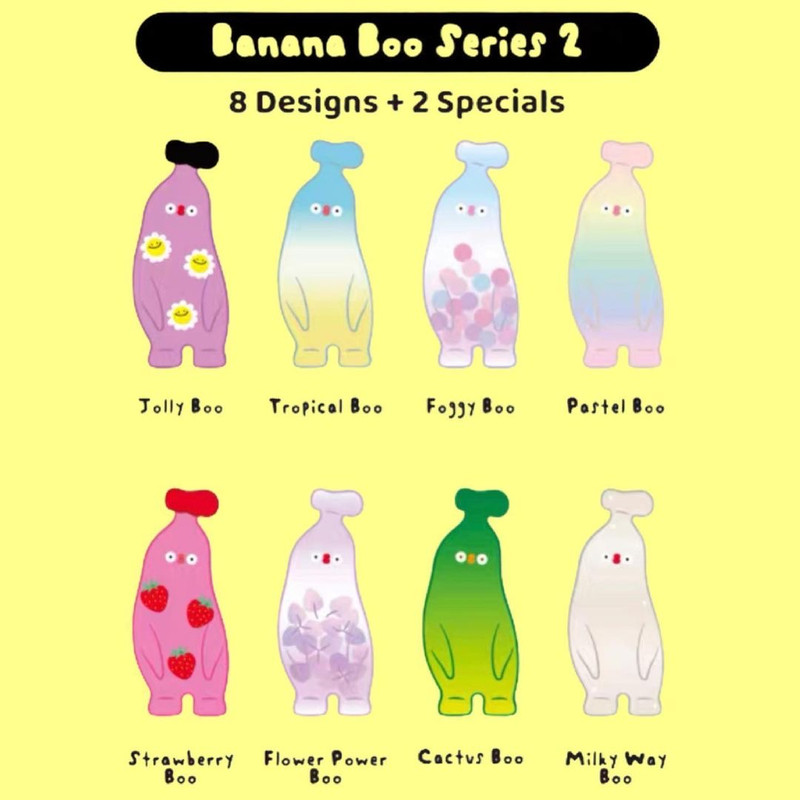 Banana Boo Series 2 Warm Fuzzies Blind Box by Flabjacks