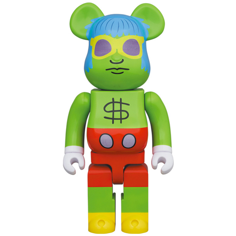 Be@rbrick 400% Andy Mouse by Keith Haring