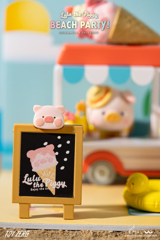 Lulu the Piggy Ice Cream Van Premium Set