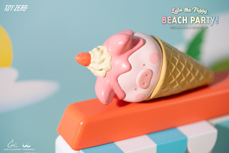 Lulu the Piggy Ice Cream Van Premium Set