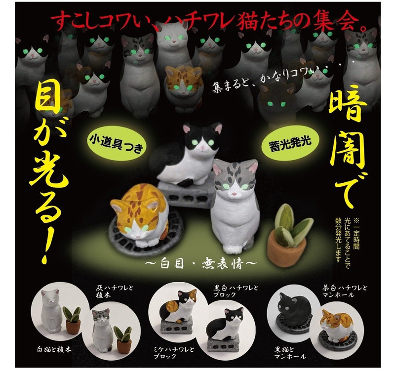 Laser Eye Cats Capsule Toys 