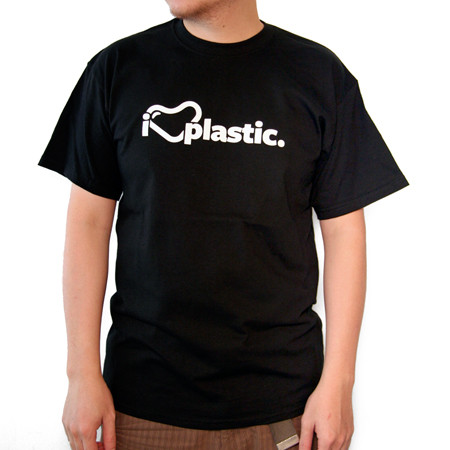 I Heart Plastic T-Shirt Black - myplasticheart
