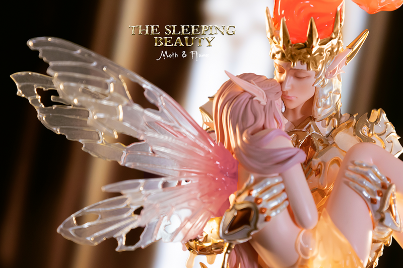 Sleeping Beauty Moth & Flame White PRE-ORDER SHIPS Q4 2022