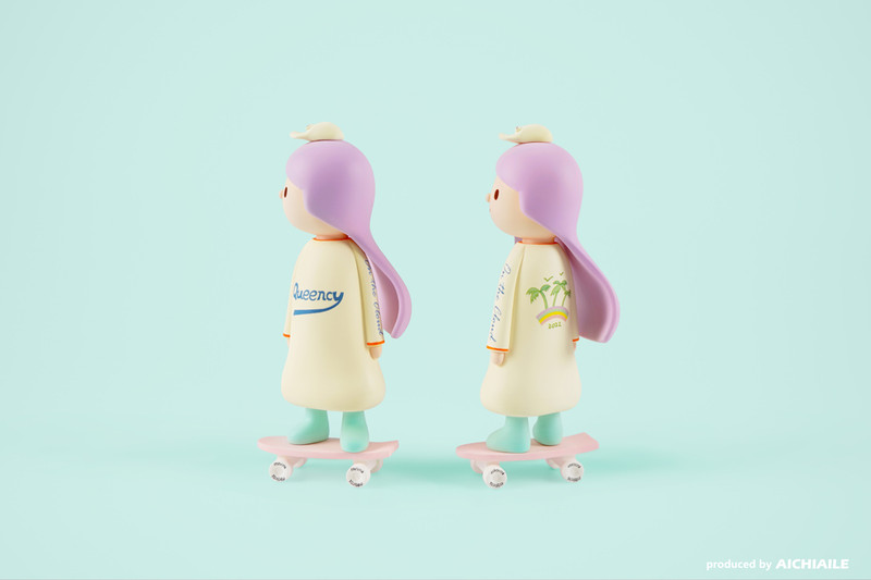 Skateboard Girl Queency by Li Yan PRE-ORDER SHIPS MAY 2022