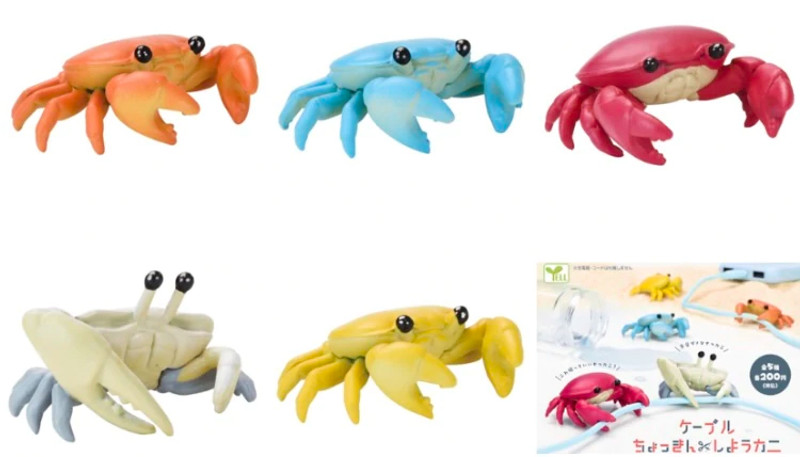 Crab Cable Holder Capsule Toys