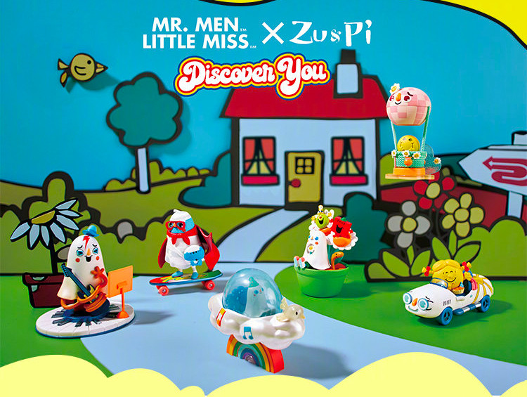 Mr. Men X Zu & Pi Discover You Blind Box - myplasticheart