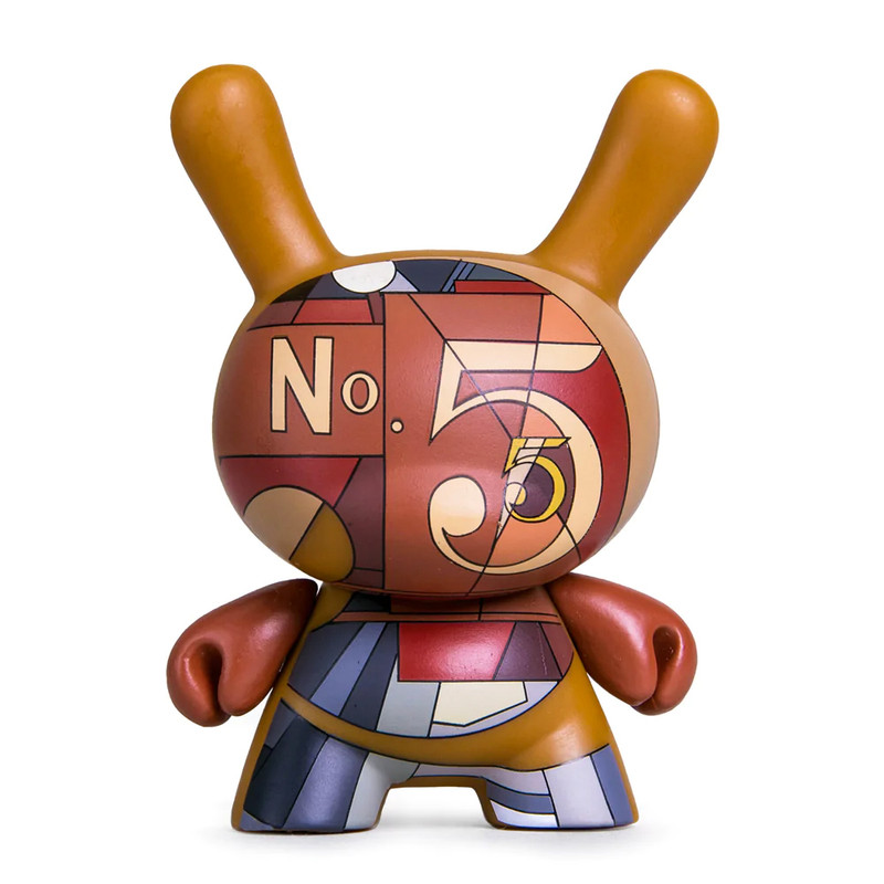 The MET 3" Showpiece Dunny Demuth I Saw The Figure 5 In Gold