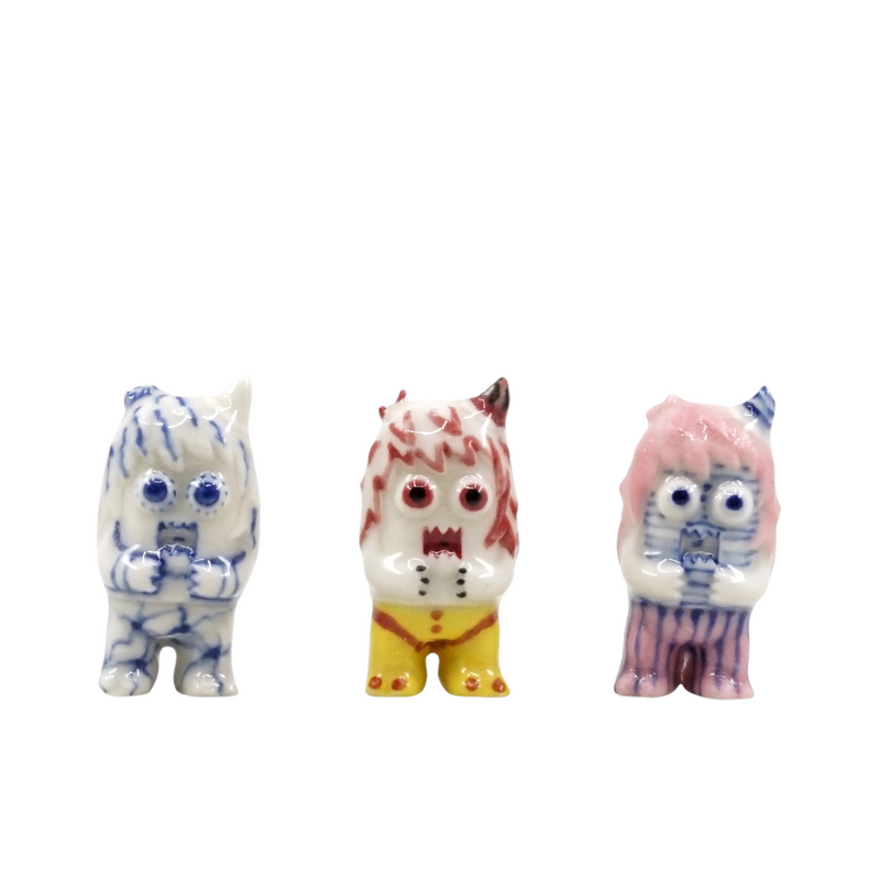 Ceramic Micro Ugly Unicorns by Ogre Ceramics *SOLD OUT*