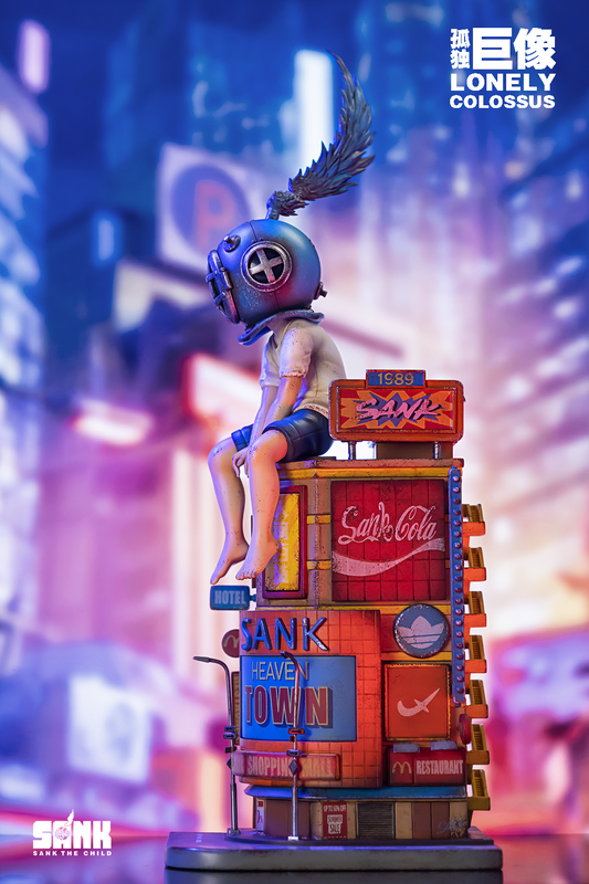 Lonely Colossus Rooftop Boy Blue by Sank Toys