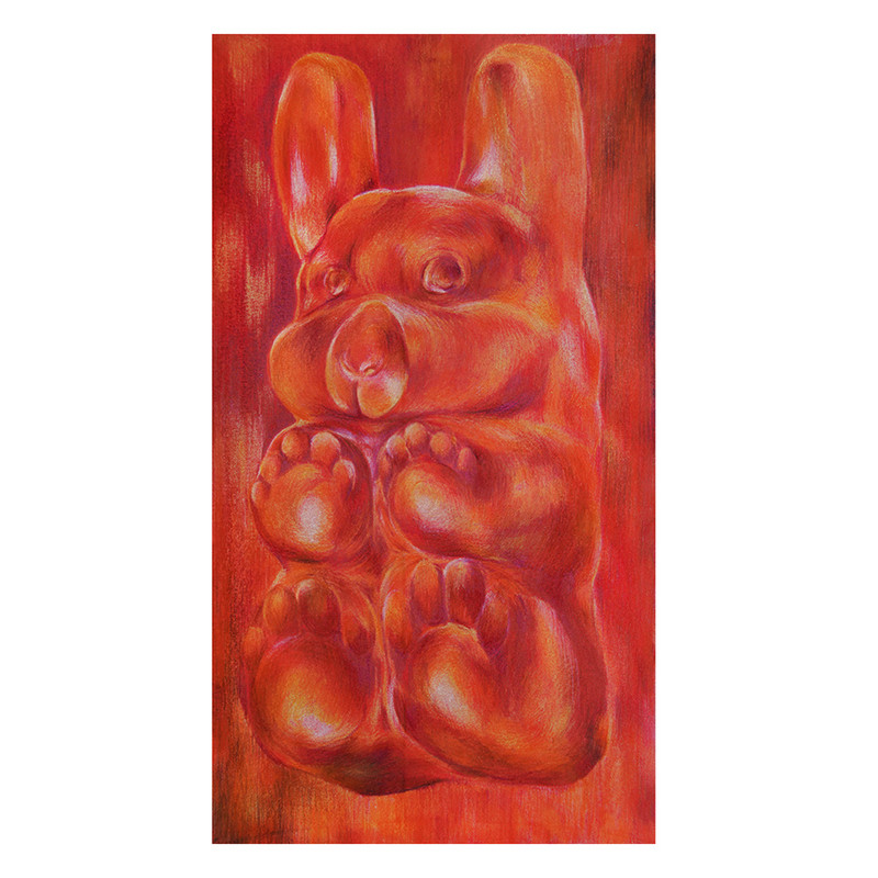 138 Gummy Bunny by Loren Yeung *SOLD*