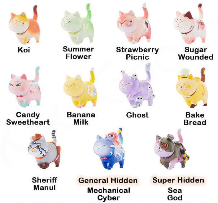 Cat Bell Artist Collection 2 Blind Box - myplasticheart