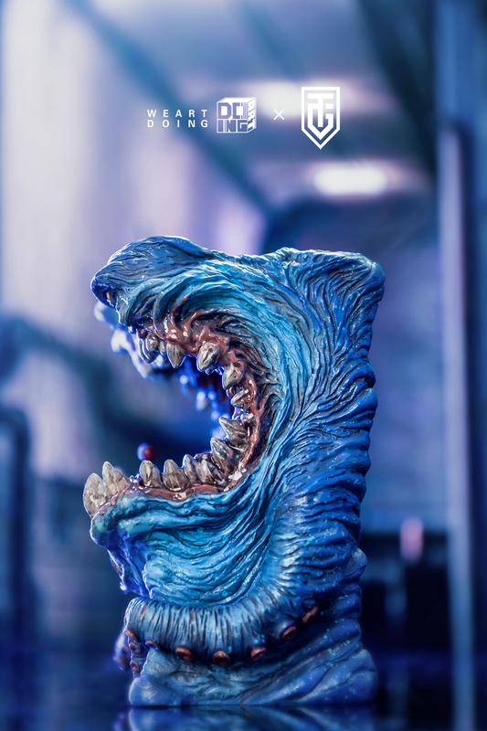 Arcade Monster Blue by George Tsougkouzidis x WeArtDoing PRE-ORDER SHIPS AUG 2023