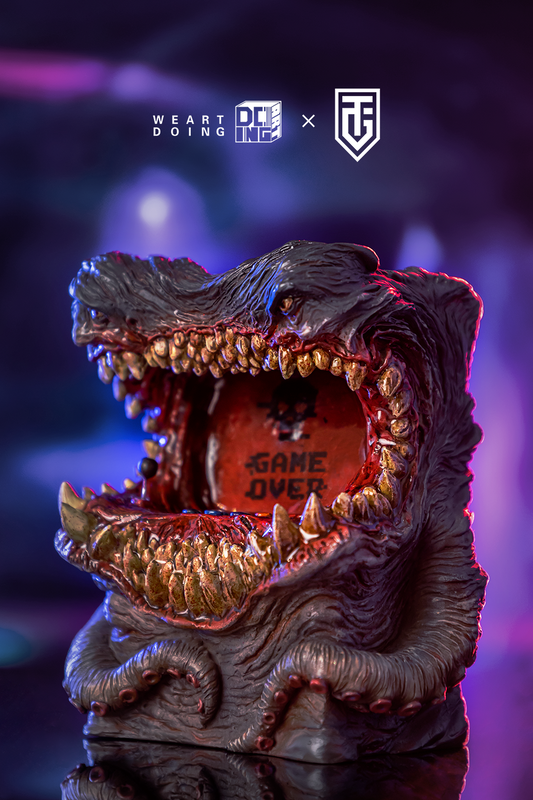 Arcade Monster Grey by George Tsougkouzidis x WeArtDoing PRE-ORDER SHIPS AUG 2023