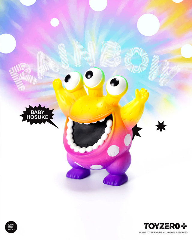 Rainbow Dots Baby Hosuke by Robin Tang Antics