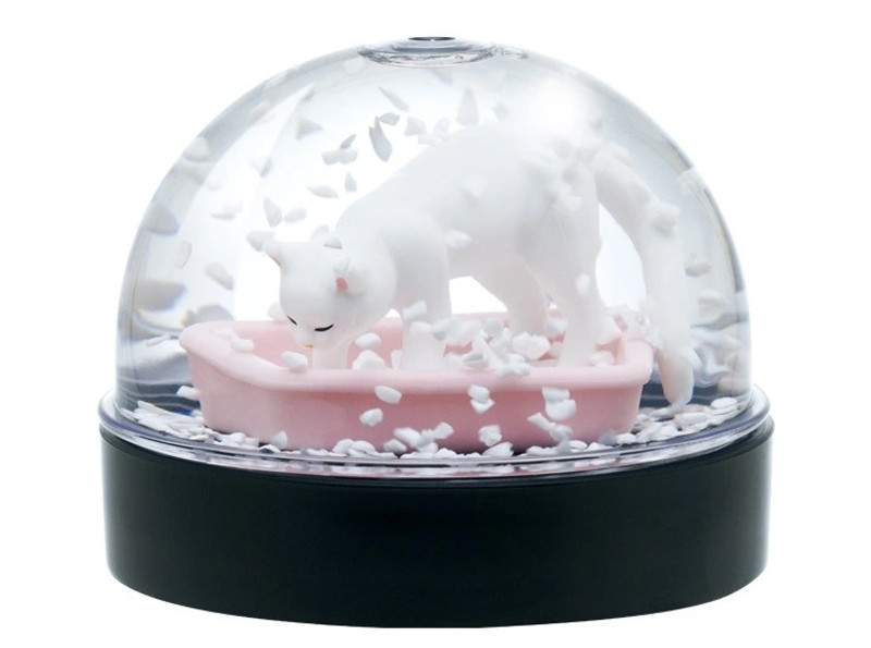 Cat Litter Snow Globe Capsule Toys