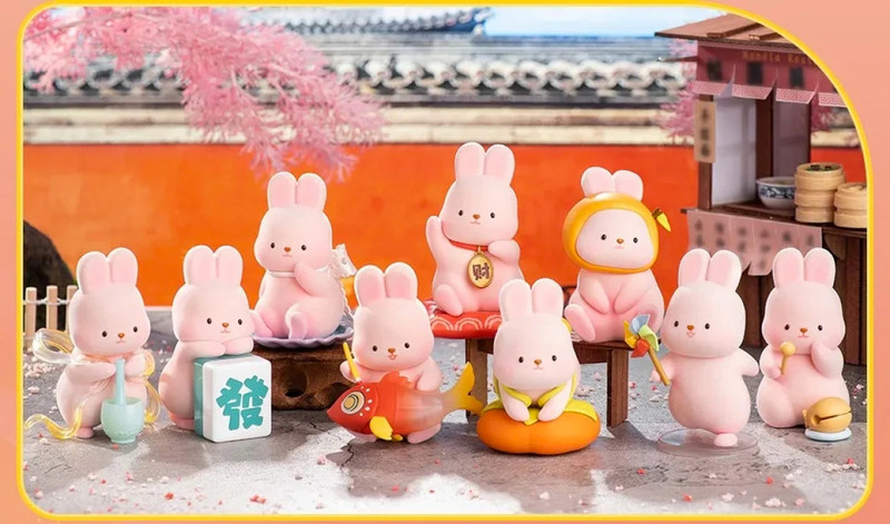 MoMo モモ 新品未開封 ミニシリーズ② 第2弾 6箱 替え袋あり フルセット Momo Bunny Wish Series Blind Box - myplasticheart