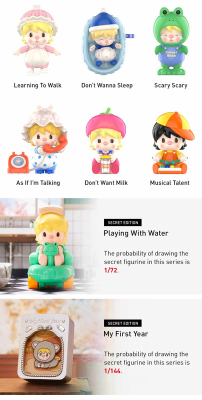 Sweet Bean Growth Illustration Series Blind Box - myplasticheart