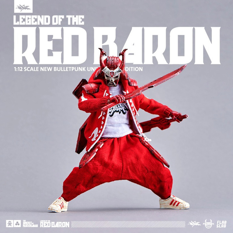 THE GHOST OF KUROSAWA Legend of the Red Baron Edition 1:12 Portable Scale Action Figures PRE-ORDER SHIPS NOV 2023