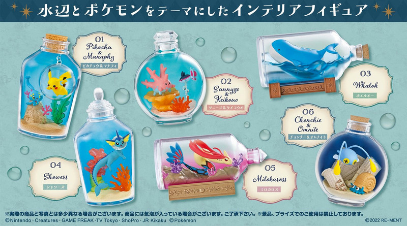 Re-Ment Pokemon Aqua Bottle Collection Blind Box