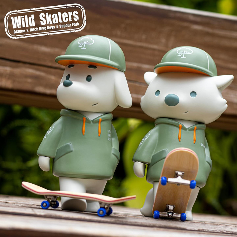 Skater Jobi & John Wild Skaters by OKluna x Hitch Hike Boys