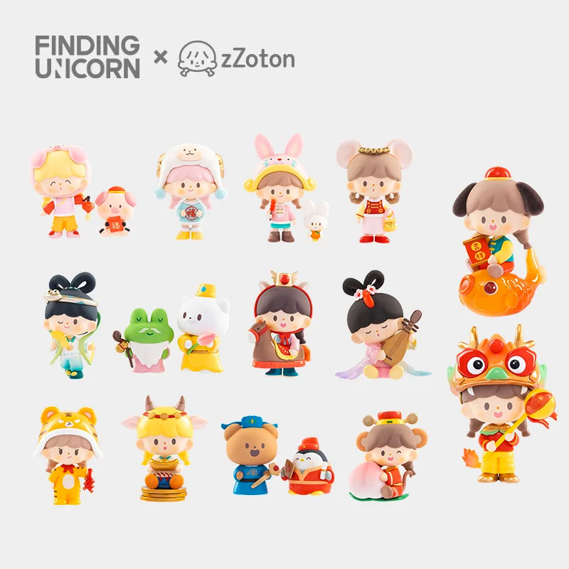 Zzoton New Year in Apple Village Series Blind Box