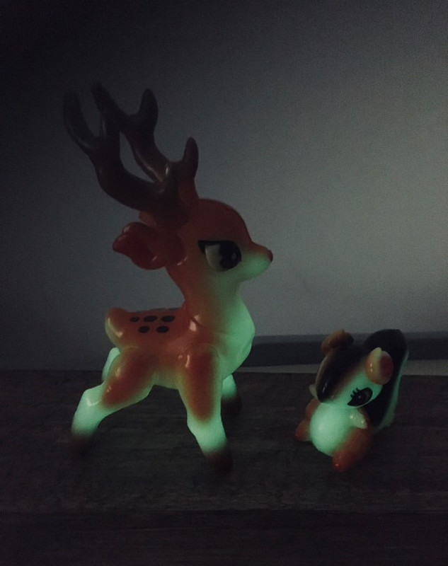 Forest Friends Deer and Squirrel Christmas GID by Genkosha