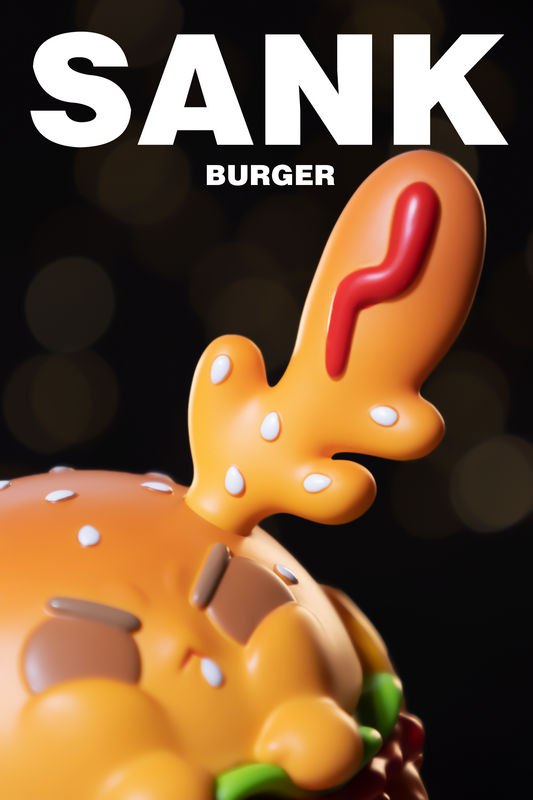 Sank Burger Orange by SankToys PRE-ORDER SHIPS FEB 2024